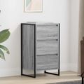 vidaXL Servírovacia skriňa Sivý Sonoma 42 x 36 x 75.5 cm