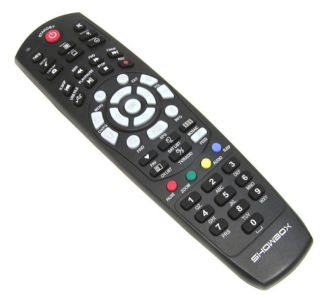 Showbox dálkový ovladač S-300, S500, S700