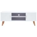 vidaXL TV skrinka biela 120x40x46 cm MDF