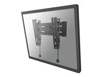 Držiak - sklopný - pre LCD displej - čierna - veľkosť obrazovky: 10"-40" - montáž na stenu