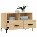 vidaXL TV skrinka dub sonoma 80x36x50 cm spracované drevo