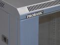 RACK 19" nástenný ZETA 6U 600x600 RAL9004, dvere sklo na samozostavenie, čierny