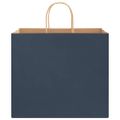 vidaXL Papierové tašky 250 ks s rúčkami modré 32x22x28 cm