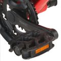 vidaXL Horský bicykel 21 rýchlostí 27,5" koleso 38 cm rám červený