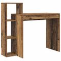 vidaXL Stôl Staré drevo Kompozitné drevo 100 x 40 x 90 cm