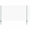vidaXL Euro oplotenie s pilierom 10 x 1,4 m PVC potiahnutá oceľ Zelená