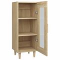 vidaXL Komoda dub sonoma 34,5x34x90 cm spracované drevo