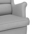 vidaXL Hojdacie kreslo Cloud Grey 74x90x102 cm Látka