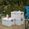 Skladací box s vekom NILS Camp NCB4004 50L sivý