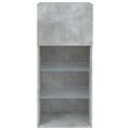 vidaXL TV skrinky s LED svetlami 2 ks betónovo sivé 40,5x30x90 cm