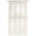 vidaXL Záclona macrame 140x240 cm bavlna