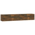 vidaXL Nástenné skrinky 2 ks dymový dub 100x36,5x35 cm sprac. drevo