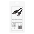 Kábel USB 2.0, A/M – B/M, 2m, čierna, EMOS S70202