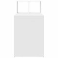 vidaXL Stôl Biela Kompozitné drevo 108 x 55 x 103.5 cm