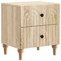 vidaXL Nočný stolík Dub sonoma 43 x 34,5 x 48 cm Kompozitné drevo