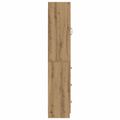 vidaXL Sada skríň 2 ks 33 x 34,5 x 87 cm Kompozitné drevo Dub artisan
