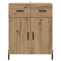 vidaXL Servírovacia skriňa Remeselný dub 69,5 x 34 x 90 cm