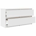 TV Skrinka vidaXL Biela 100x35x54 cm Drevo