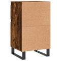 vidaXL Komody 2 ks dymový dub 40x35x70 cm kompozitné drevo