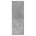 vidaXL Botník betónovo sivý 80x21x57 cm spracované drevo