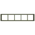 VidaXL kvetináč Olive Green 200x40x40 cm Oceľ valcovaná za studena