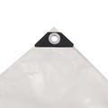 vidaXL Celta 650 g/m², 4x8 m, biela