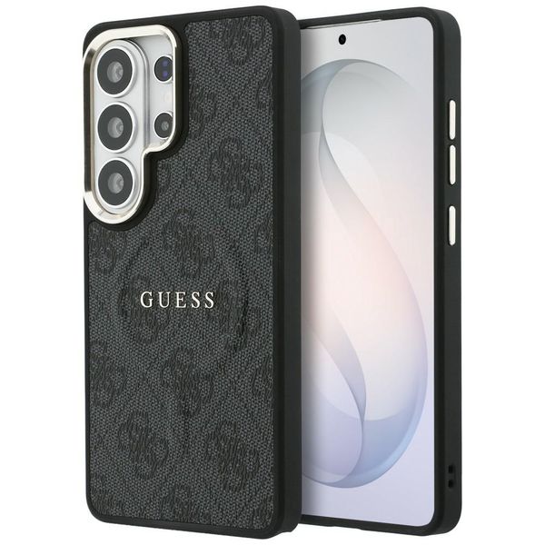 Puzdro Guess 4G Embossed Ring MagSafe pre Samsung Galaxy S26 Ultra čierne