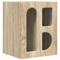 vidaXL Nočný stolík ELST 2 ks Sonoma dub 40 x 35 x 50 cm