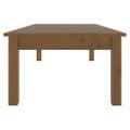 vidaXL Konferenčný stolík medovo-hnedý 110x50x30 cm borovicový masív