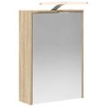 vidaXL Kúpeľňová zrkadlová skrinka Sonoma dub 43 x 16 x 62.5 cm