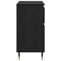 vidaXL Servírovacia skriňa so zásuvkou Čierny dub 60 x 35 x 70 cm