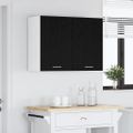 vidaXL Závesná skrinka Lyon Čierny dub 80 x 31 x 60 cm
