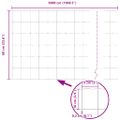 vidaXL Euro oplotenie s pilierom 50 x 0,6 m PVC potiahnutá oceľ Sivá