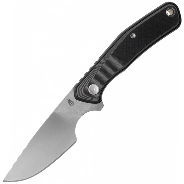 Gerber 30-001659 Principle bushcraft nôž do prírody 7,9 cm, Stonewash, čierna, plast, guma, puzdro
