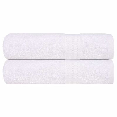vidaXL Osušky FROGN 2 ks biele 100x150 cm 360 g/m²