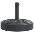 vidaXL Podstavec pod slnečník pre Ø38/48 mm tyče 25 kg kruh