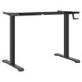 vidaXL Rám stola na státie čierny (94-135)x60x(70-114) cm oceľ
