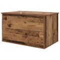 vidaXL Mačka Dom Staré drevo 85 x 55 x 50,5 cm Kompozitné drevo