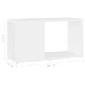 vidaXL TV skrinka, biela 60x24x32cm, drevotrieska