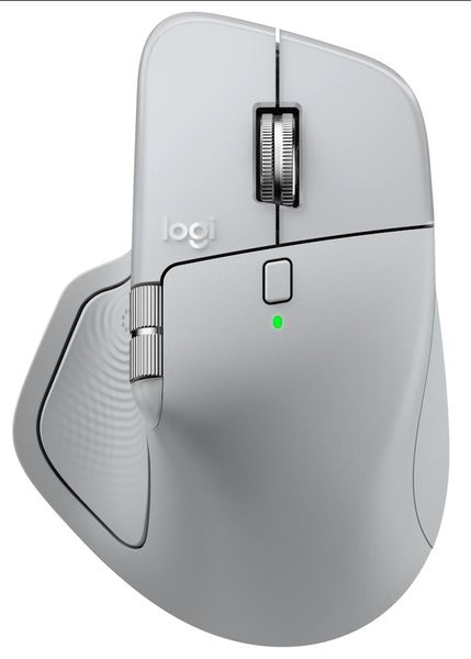 Logitech myš MX Master 4 light grey