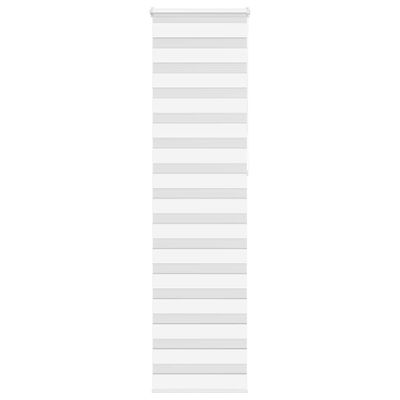 vidaXL Zebra roleta biela 60x230 cm šírka látky 55,9 cm polyester