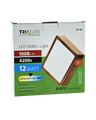 TR-156 LED panel 12W 1008lm 4200K dekor dřevo - čtvercový přisazený Trixline