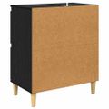vidaXL Komody 2 ks Čierny dub 60 x 35 x 70 cm Kompozitné drevo