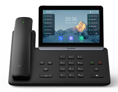 Yealink SIP-T88W Pro SIP telefón, PoE, 7'' bar. LCD, GigE, 16 SIP účtov, BT slúchadlo, Wi-Fi 6