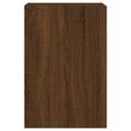 vidaXL TV nástenné skrinky 2ks hnedý dub 40,5x30x60cm kompozitné drevo