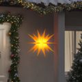 vidaXL Vianočné svetlá s LED 3 ks, skladacie, žlté 57 cm