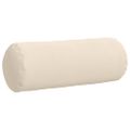 vidaXL Podložkové vankúše 2 pcs Béžová Ø 25 x 70 cm Mikrovlákno