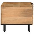 vidaXL Konferenčný stolík Hnedý 80x50x40 cm Masívne drevo Mango