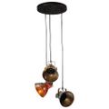 vidaXL Závesná lampa 25 W viacfarebná 30x30x100 cm E27