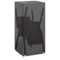 vidaXL Kryt na záhradnú stoličku 8 očiek 75x70x140 cm polyetylén
